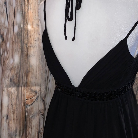 OC BY OC Black Spaghetti Strap Cocktail Dress - Picture 8 of 9